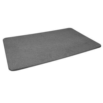 Cornat CORNAT Kieselgur-Badematte grau 80x50 cm